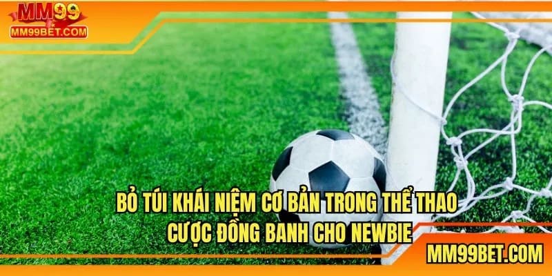 Bỏ túi khái niệm trong thể thao cược đồng banh cho newbie